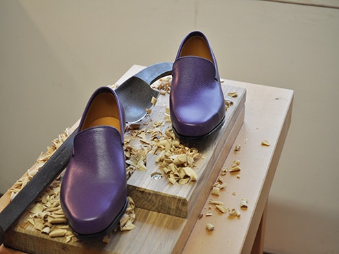Mocassin femme sur mesure Bérénice